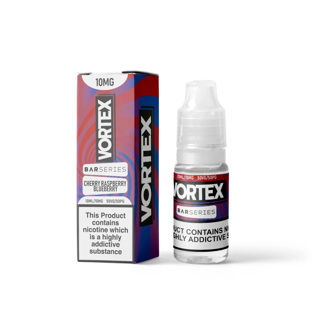 Cherry Raspberry Blueberry E-liquid by Vortex Bar Series, 10ml, 10mg