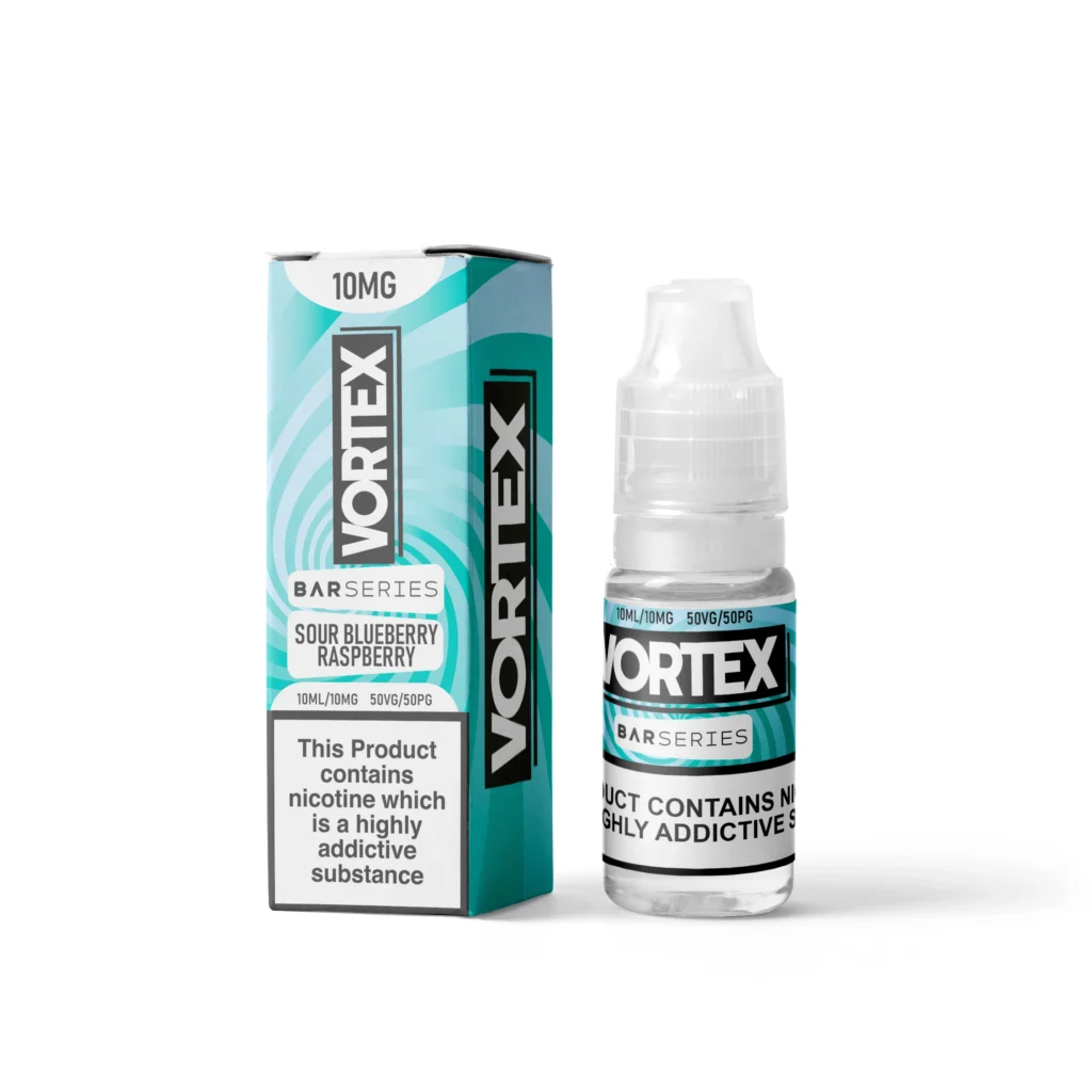 Sour Blueberry Raspberry E-liquid by Vortex Bar Series, 10ml, 10mg