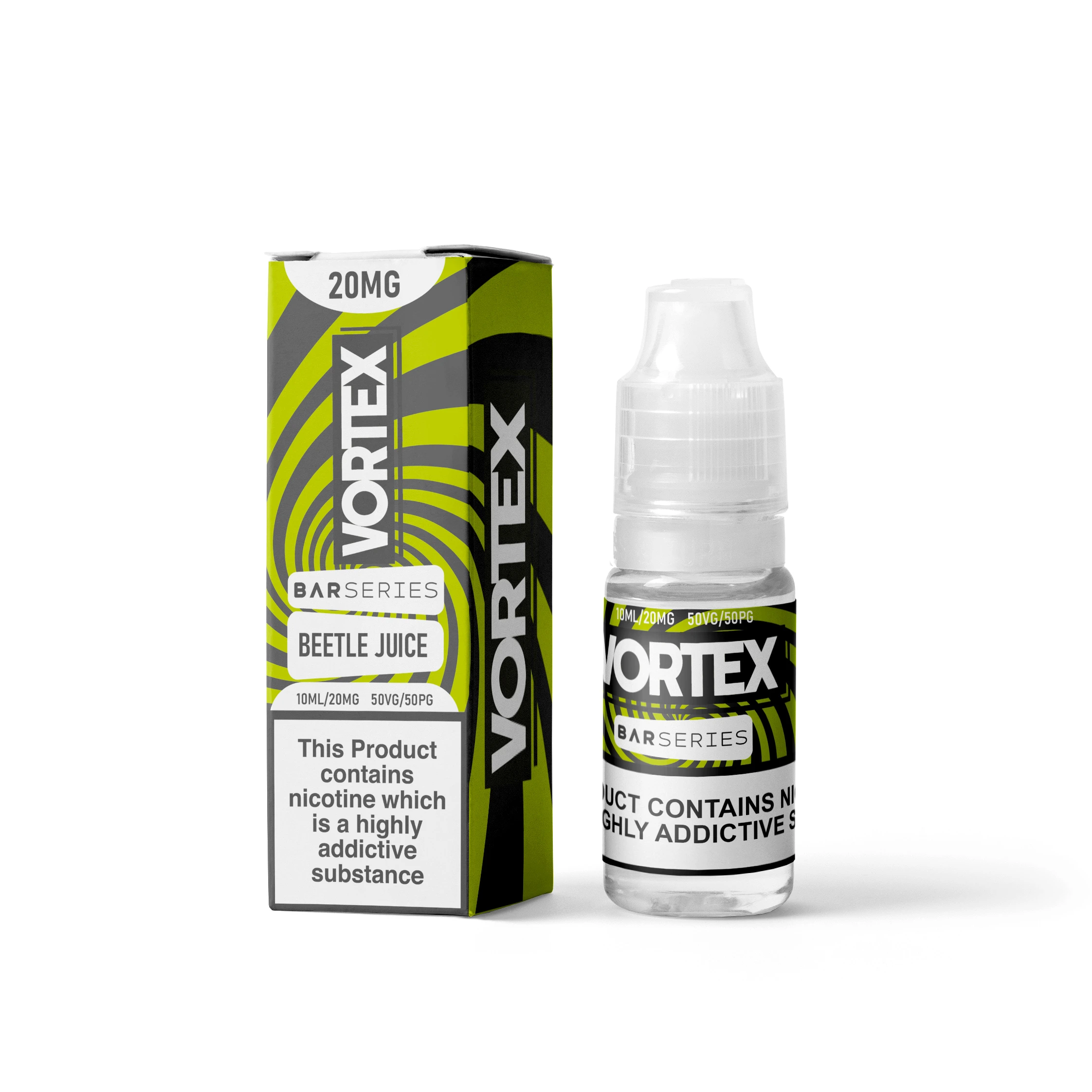 Beetle Juice Vape Juice by Vortex Bar Series, 10ml, 20mg