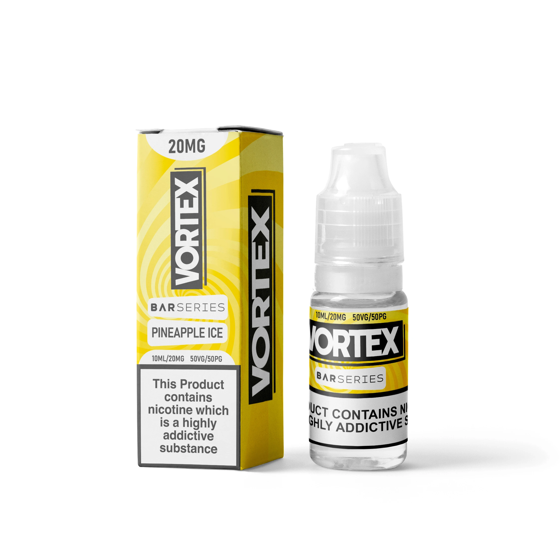 Pineapple Ice Vape Juice by Vortex Bar Series, 10ml, 20mg