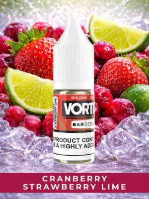 Vortex Bar Series Cranberry Strawberry Lime Nic Salts